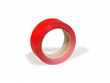 PVC lepicí páska - 25 mm x 66 m - červená